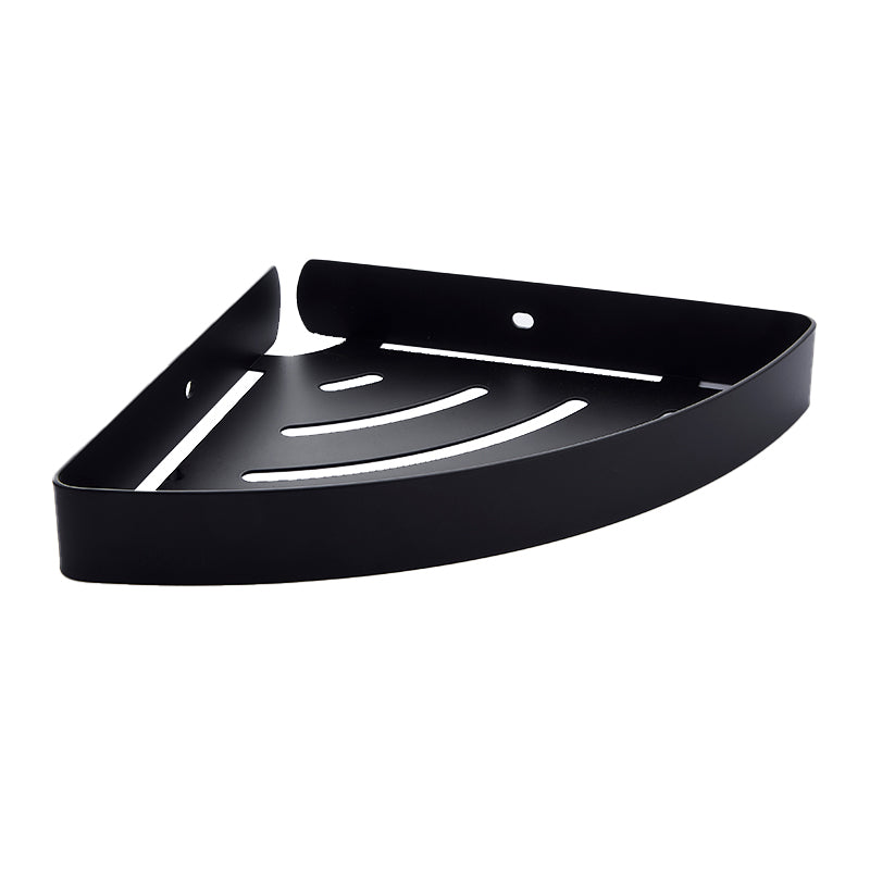 Silver/Black Bathroom Accessory Set Modern 1/2/3 - Piece Bath Shelf