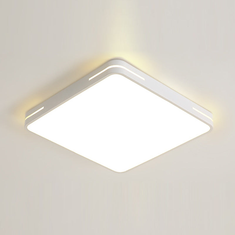 Minimalist Geometric Flush Mount Lighting Metal 1 Light Flush Ceiling Lights