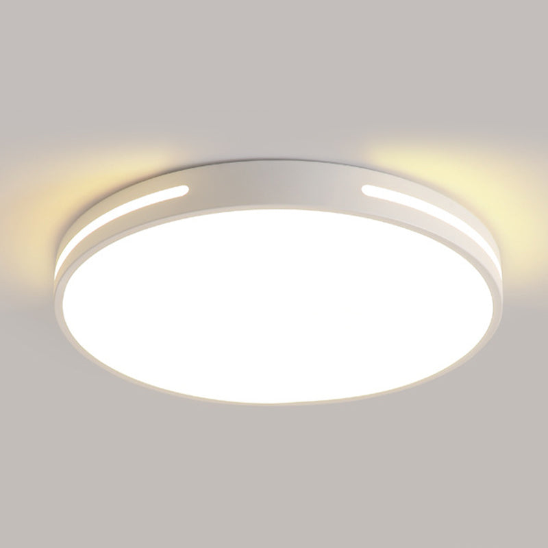 Minimalist Geometric Flush Mount Lighting Metal 1 Light Flush Ceiling Lights