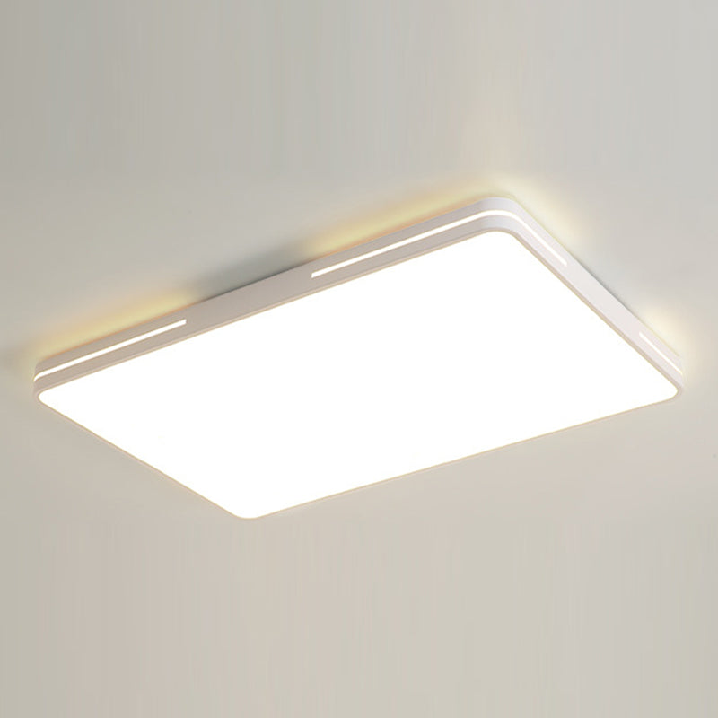 Minimalist Geometric Flush Mount Lighting Metal 1 Light Flush Ceiling Lights