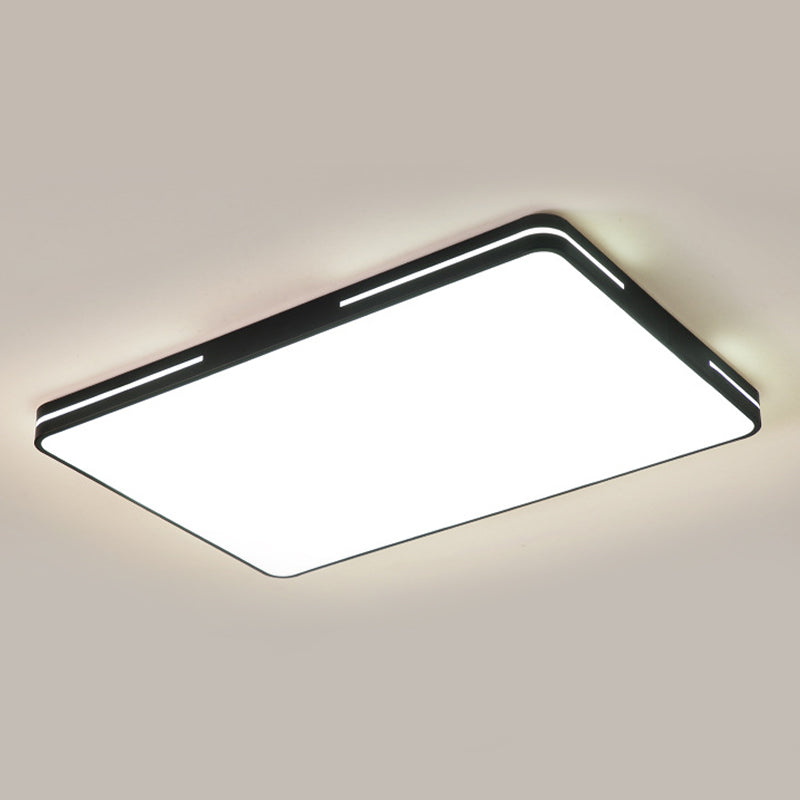 Minimalist Geometric Flush Mount Lighting Metal 1 Light Flush Ceiling Lights