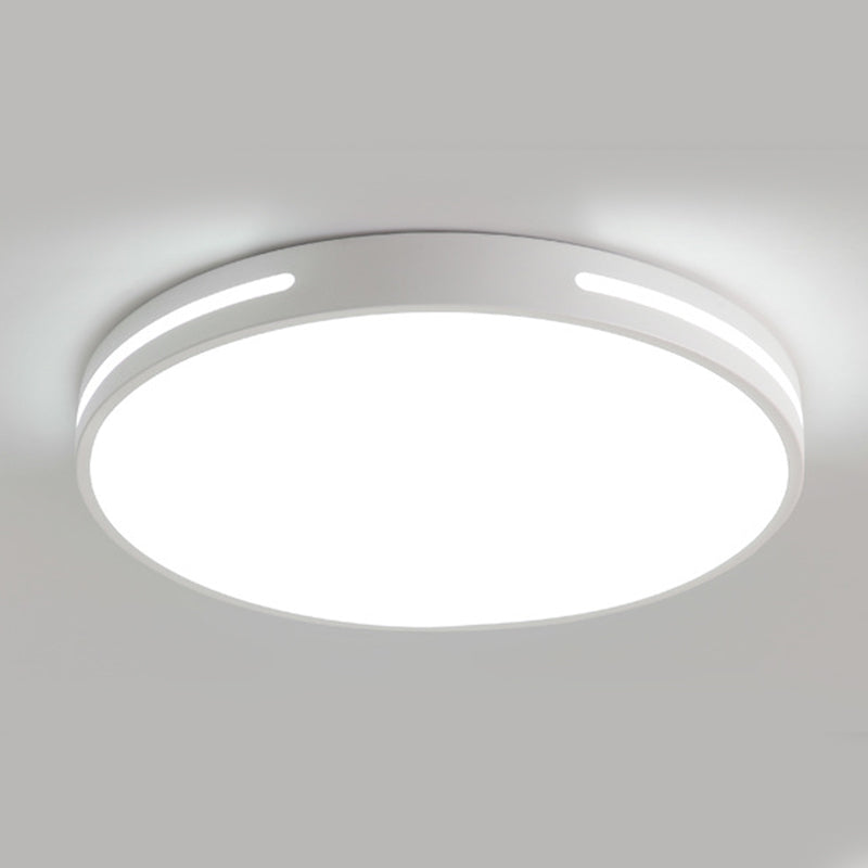 Minimalist Geometric Flush Mount Lighting Metal 1 Light Flush Ceiling Lights