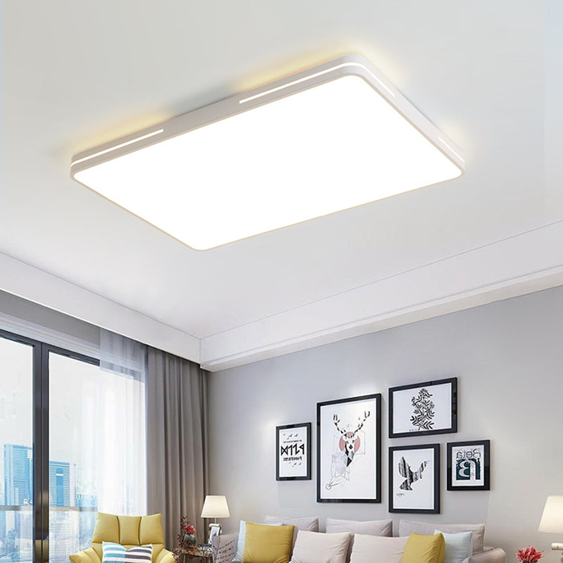 Minimalist Geometric Flush Mount Lighting Metal 1 Light Flush Ceiling Lights