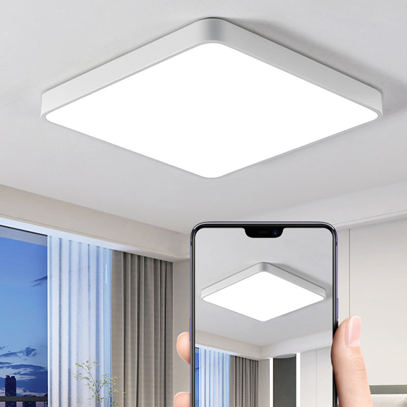 Simplicity Geometric Flush Mount Lighting Acrylic 1 Light Flush Ceiling Lights
