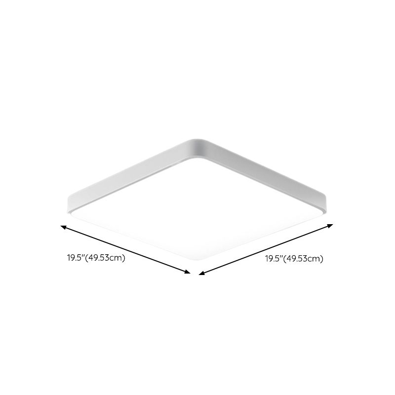 Simplicity Geometric Flush Mount Lighting Acrylic 1 Light Flush Ceiling Lights