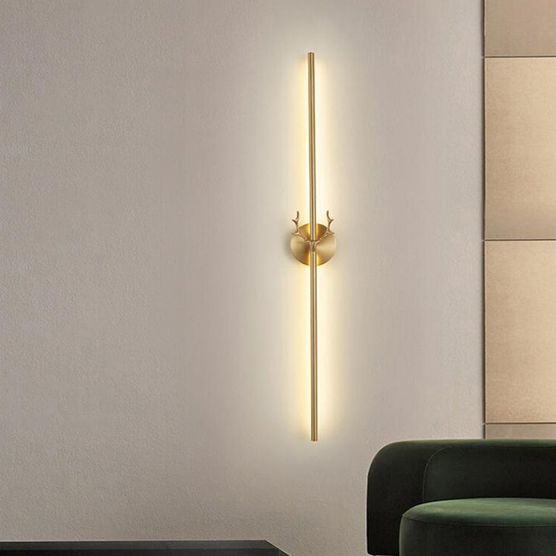 Modern Metal Shade Wall Lighting Fixtures Gold Shade Wall Lamp for Bedroom