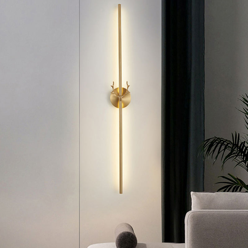 Modern Metal Shade Wall Lighting Fixtures Gold Shade Wall Lamp for Bedroom