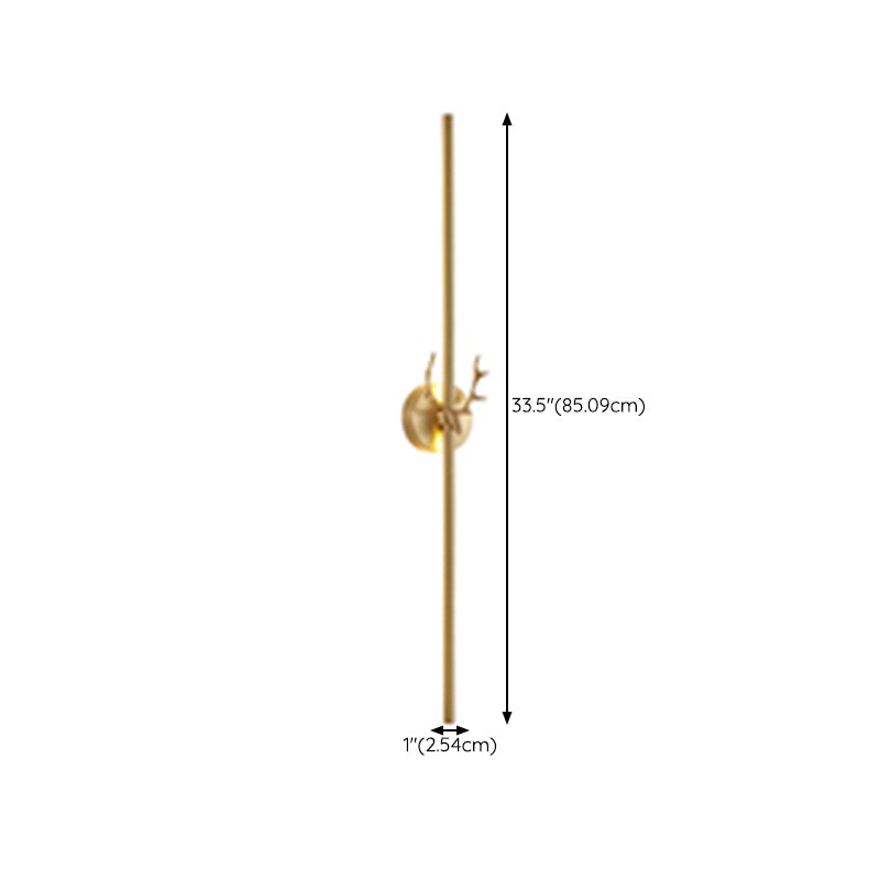 Modern Metal Shade Wall Lighting Fixtures Gold Shade Wall Lamp for Bedroom