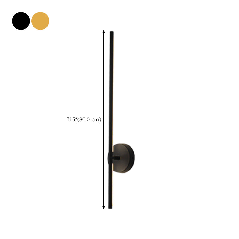 Modern Metal Shade Wall Lighting Fixtures Black/gold Shade Wall Lamp for Bedroom