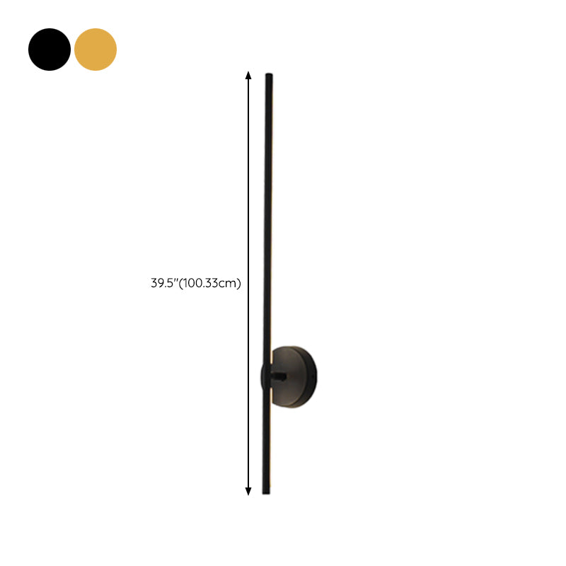 Modern Metal Shade Wall Lighting Fixtures Black/gold Shade Wall Lamp for Bedroom