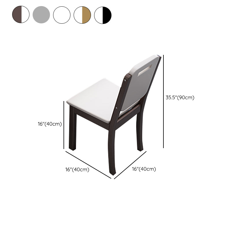 Modern Style Stone Furniture Set 7 Pieces Round Shape Dinette Table with Armless Chair