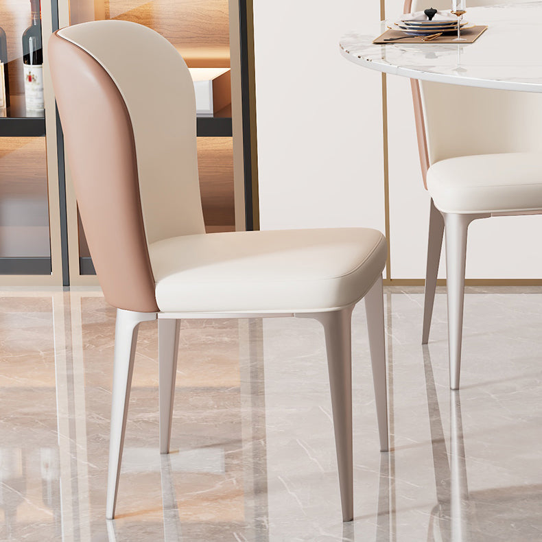 White Stone Dining Set for Home 1/5/7 Pieces Modern Foldable Dining Table Set