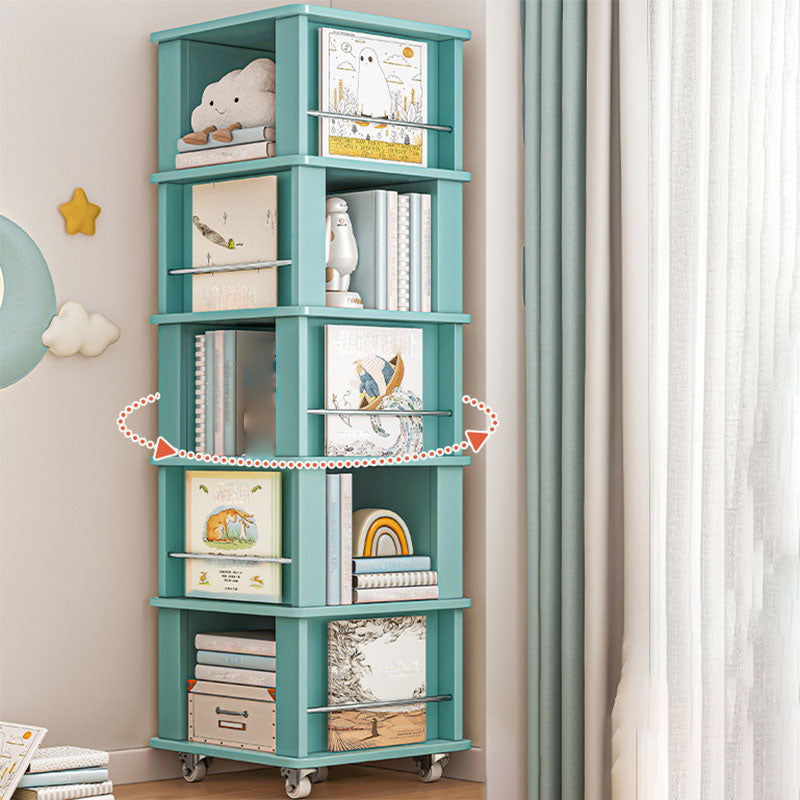 Engineered Wood Standard Bookcase Closed Back Scandinavian Bookshelf