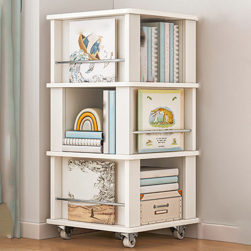 Engineered Wood Standard Bookcase Closed Back Scandinavian Bookshelf