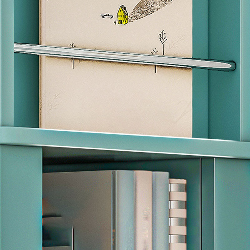 Engineered Wood Standard Bookcase Closed Back Scandinavian Bookshelf