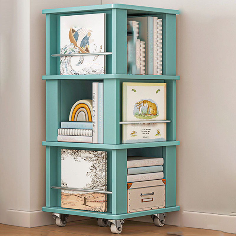 Engineered Wood Standard Bookcase Closed Back Scandinavian Bookshelf