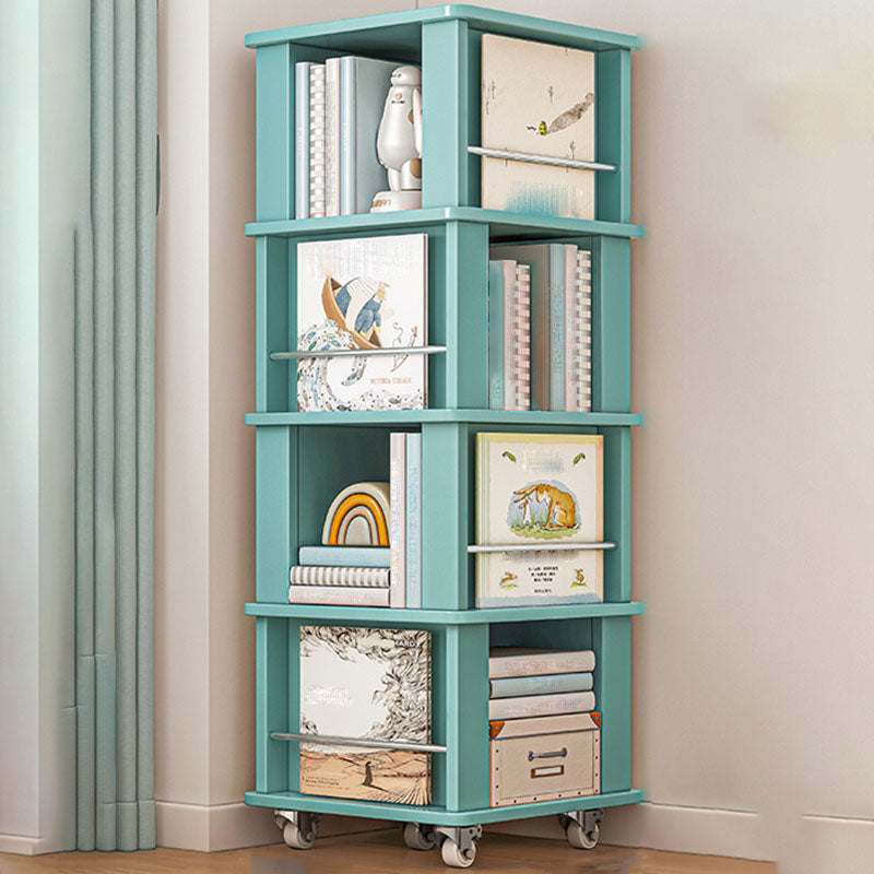 Engineered Wood Standard Bookcase Closed Back Scandinavian Bookshelf