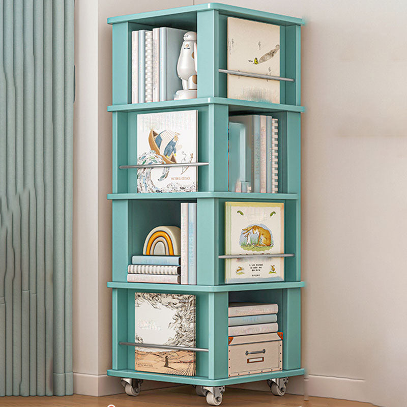 Engineered Wood Standard Bookcase Closed Back Scandinavian Bookshelf