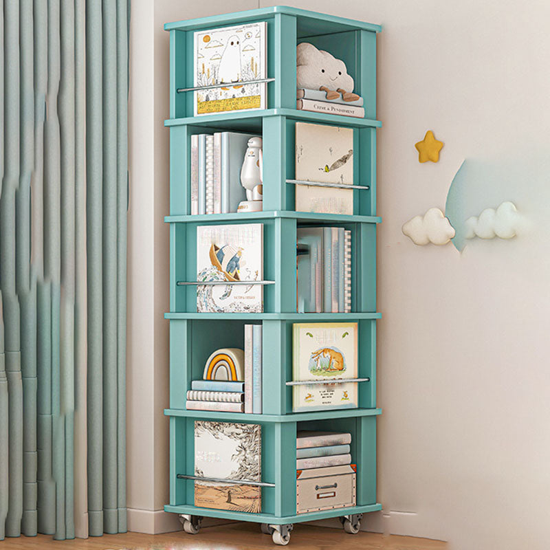 Engineered Wood Standard Bookcase Closed Back Scandinavian Bookshelf