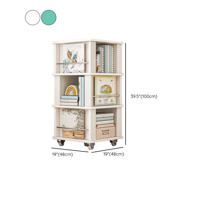 Engineered Wood Standard Bookcase Closed Back Scandinavian Bookshelf