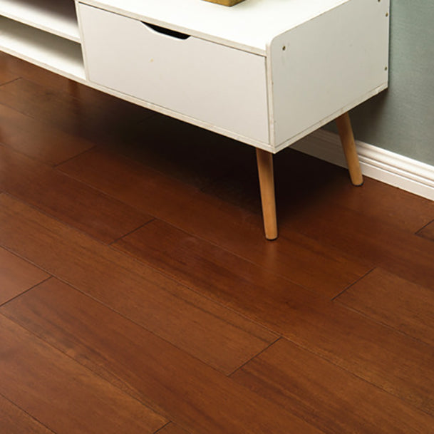 Waterproof Wood Floor Planks Smooth Rectangle Solid Wood Flooring Tiles