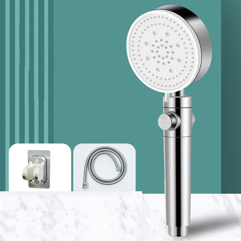 Metal Shower Head Combo Modern Adjustable Spray Pattern Handheld Shower Head