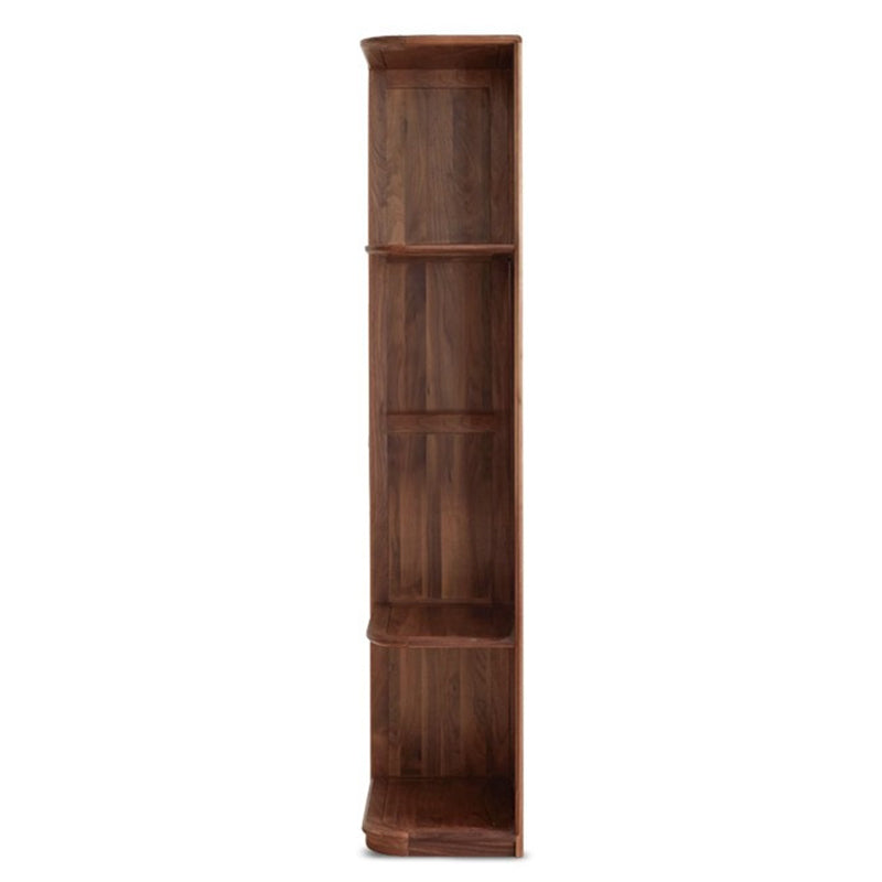 Contemporary Brown Storage Cabinet Solid Wood Wardrobe Cabinet