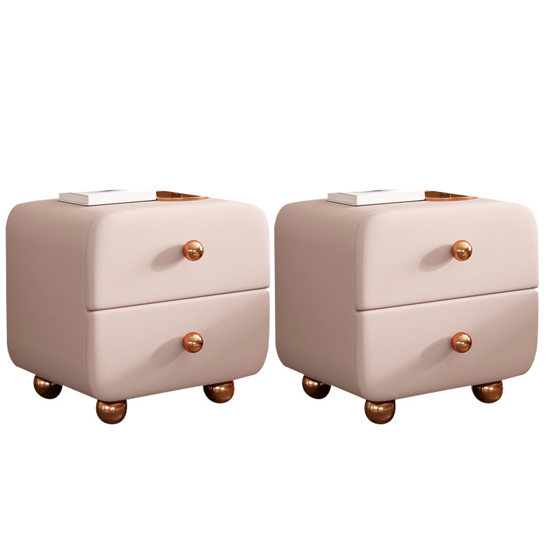 Contemporary Narrow Nightstand Solid Wood Kids Nightstand with Drawers