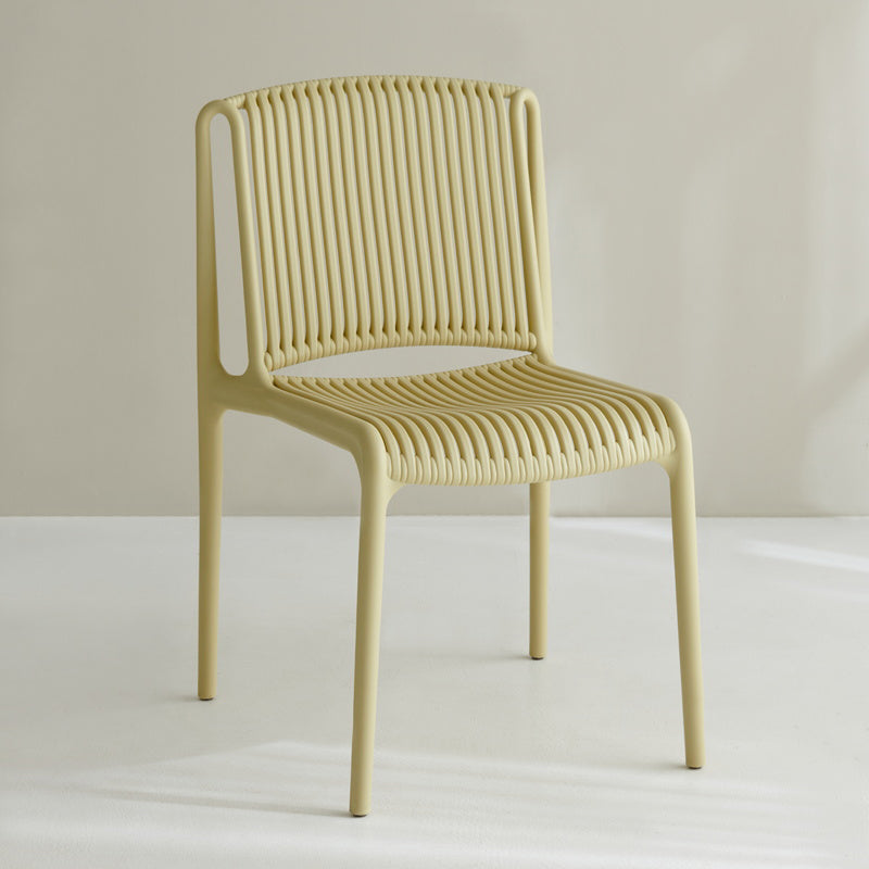 Plastic Outdoors Dining Chairs Stacking Indoor-Outdoor Chair