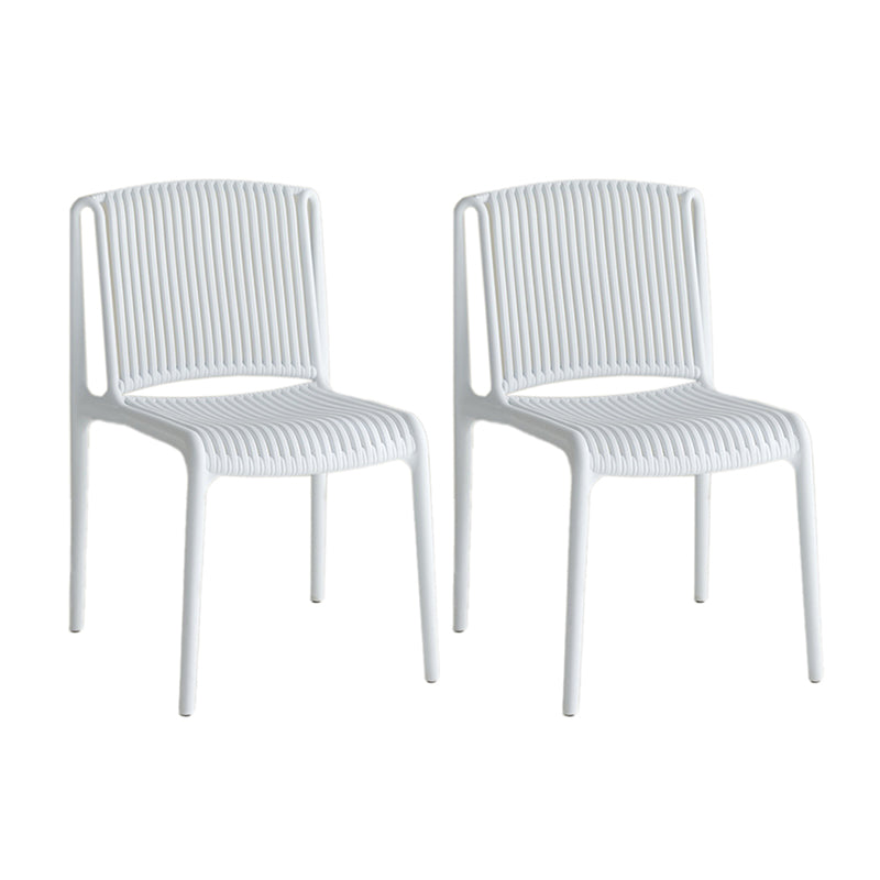 Plastic Outdoors Dining Chairs Stacking Indoor-Outdoor Chair