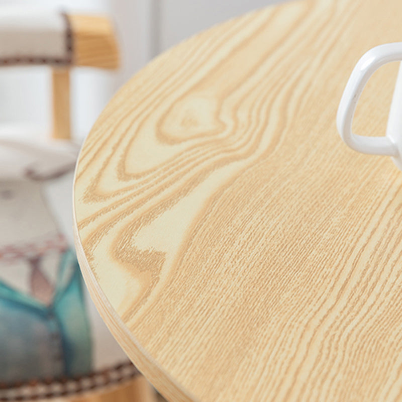 Modern Round Wood Counter Table 1/3 Pieces Bar Table Set for Cafe