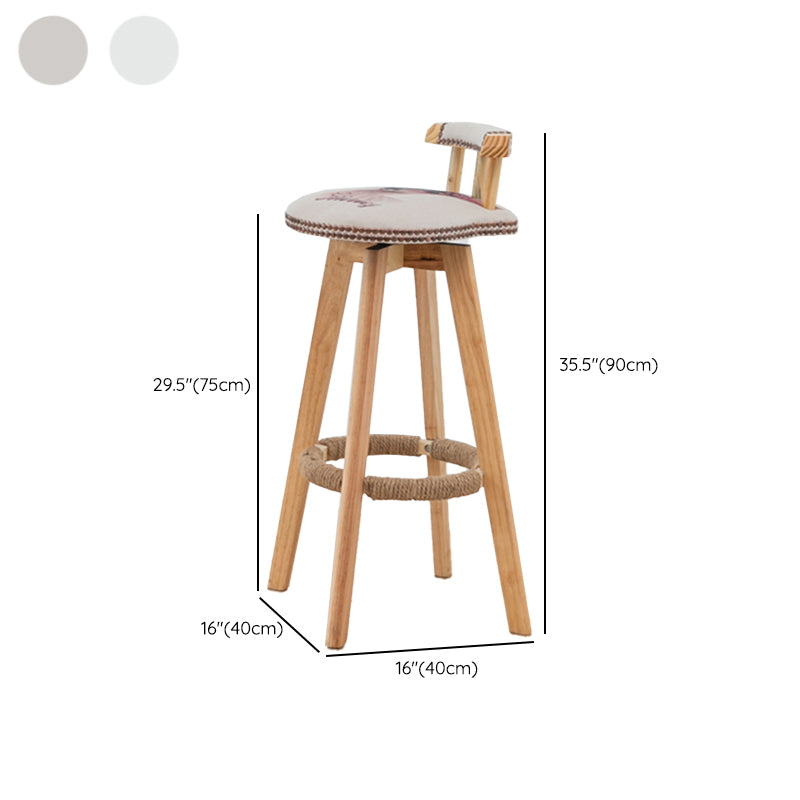 Modern Round Wood Counter Table 1/3 Pieces Bar Table Set for Cafe
