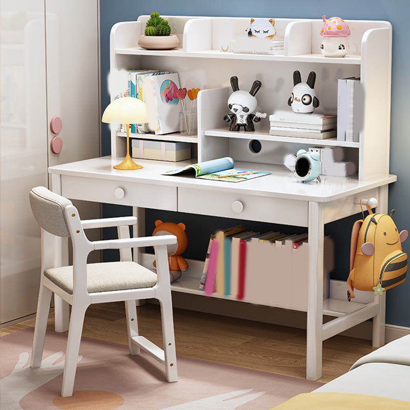 Adjustable Desk Kids Desks with Side Hook Bedroom 23.6"W Child Desk