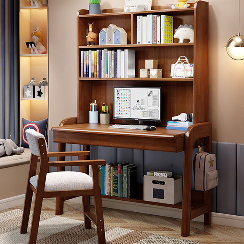 Adjustable Desk with Side Hook Kids Desk 23.6" W Bedroom Computer Kids Desk