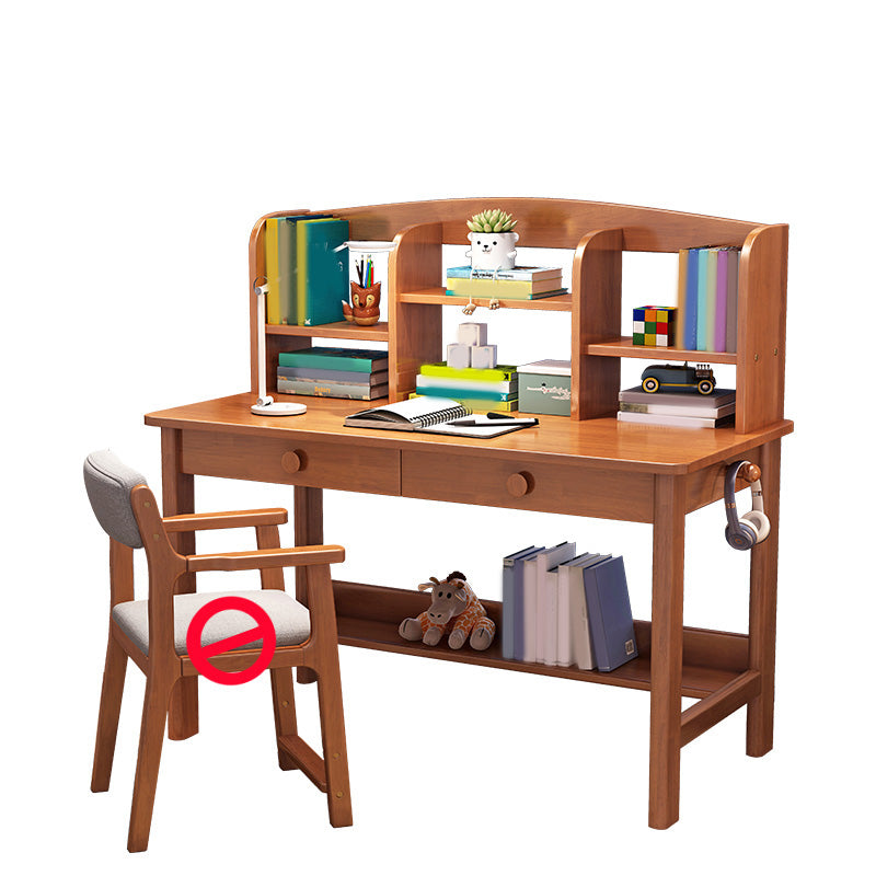 Writing Desk Home Kids Desk 23.6" W Solid Wood Desk with Drawer