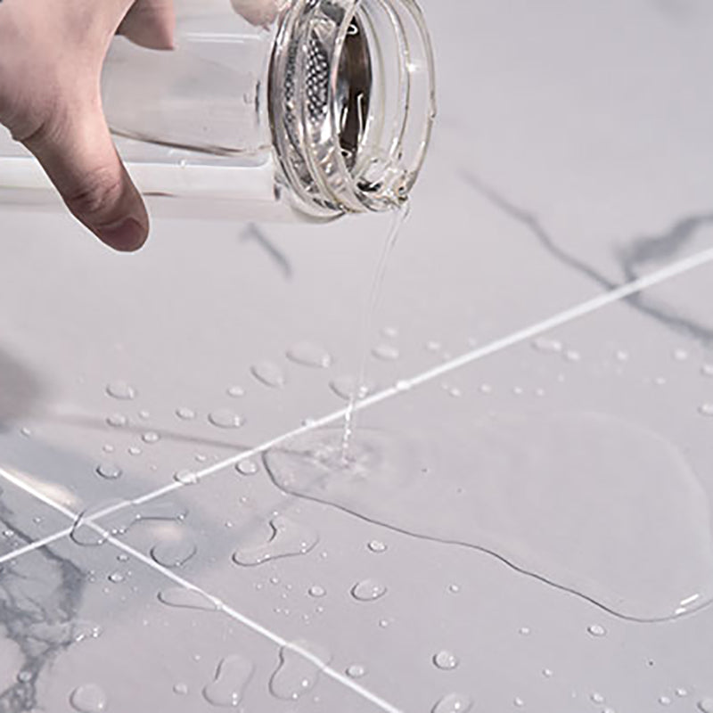 Rectangle Plastic Floor Water Resistant Fabric Look Floor Tiles