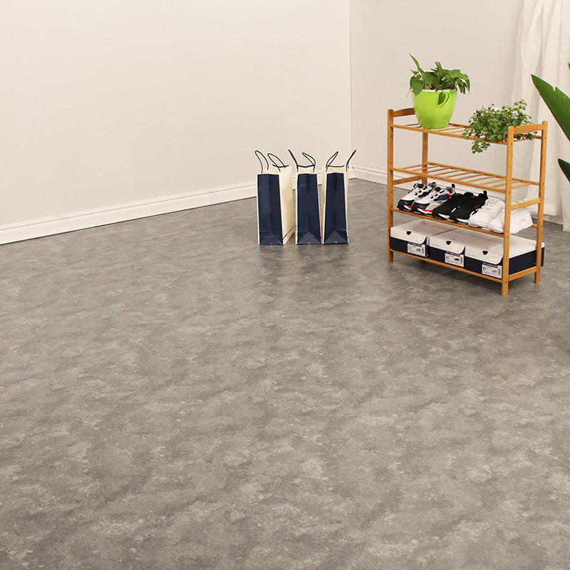 Rectangle Plastic Floor Water Resistant Fabric Look Floor Tiles