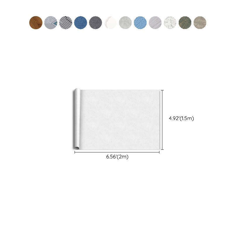 Rectangle Plastic Floor Water Resistant Fabric Look Floor Tiles