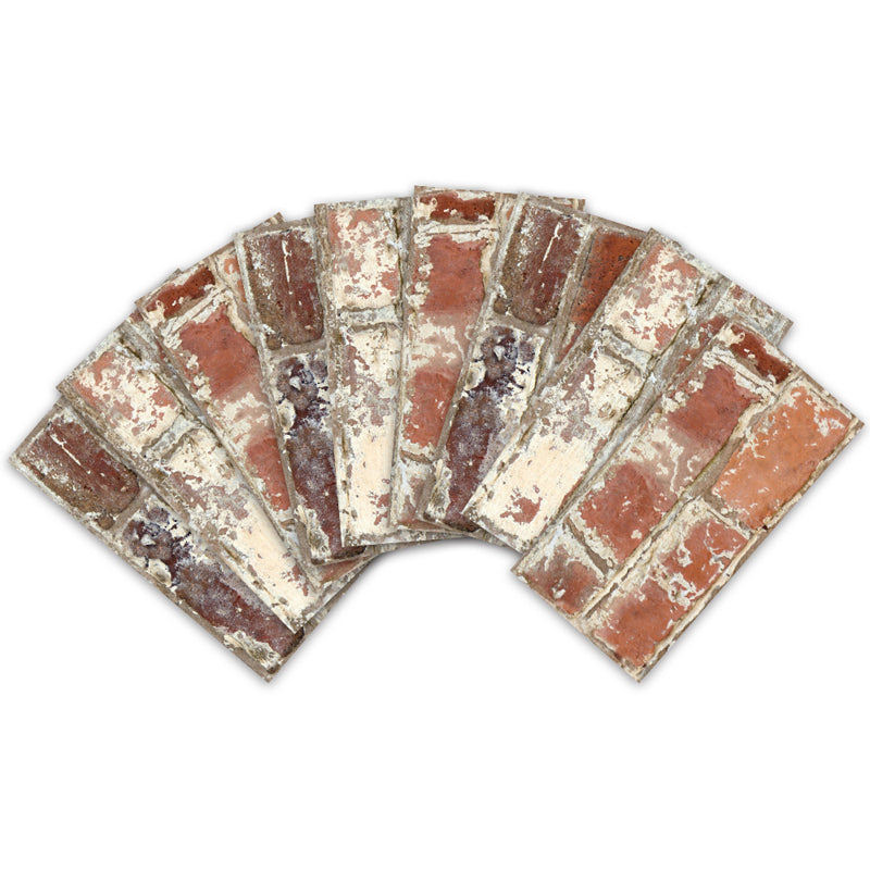 3D Brick Peel and Stick Backsplash Tile PVC Peel and Stick Tile for Kitchen