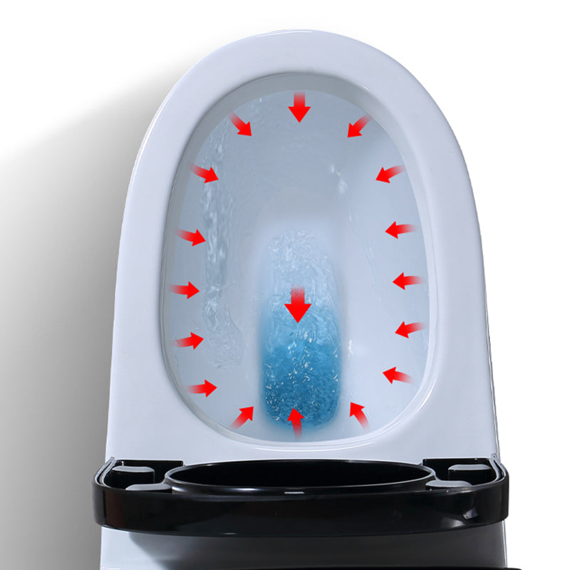 Floor Mounted Urine Toilet One Piece Toilet Modern Single Flush Toilet Bowl