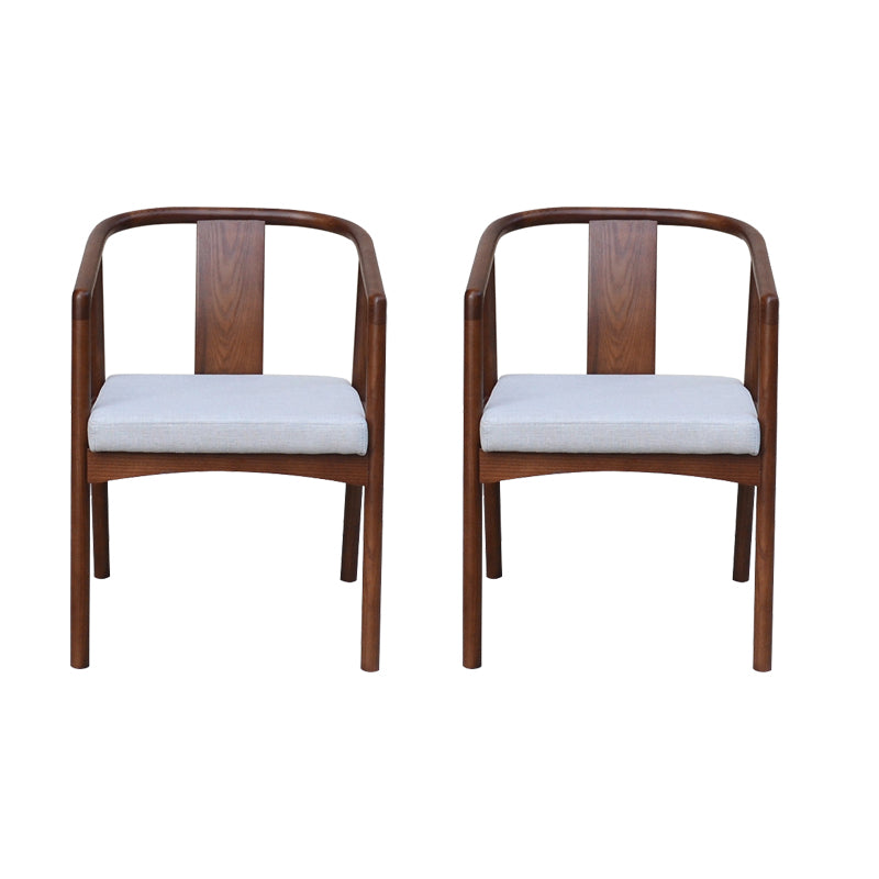 Sloped Arms Side Chair Fixed Back Lounge Chair for Living Room