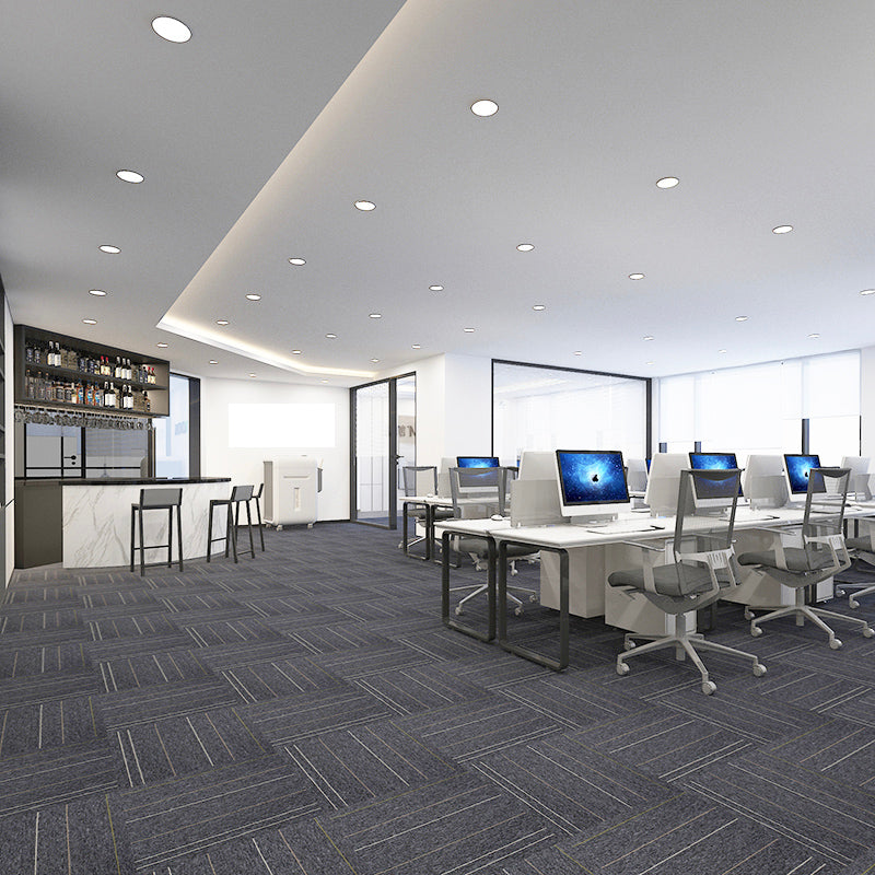 Modern Carpet Tiles Self Adhesive Multi Level Loop Fade Resistant Carpet Tile