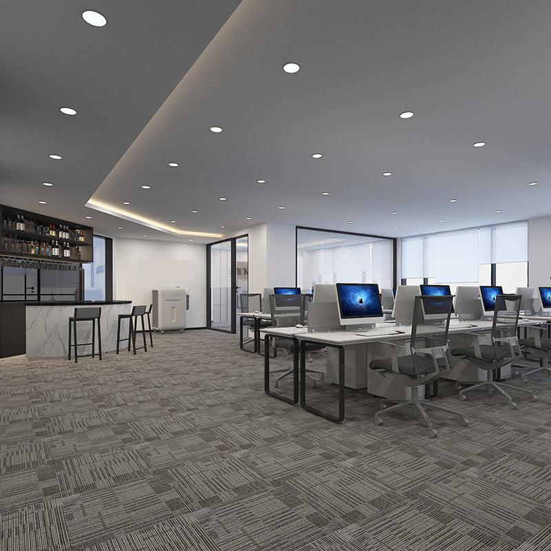 Modern Carpet Tiles Self Adhesive Multi Level Loop Fade Resistant Carpet Tile