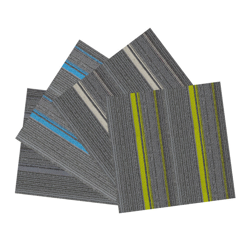 Modern Carpet Tiles Self Adhesive Multi Level Loop Fade Resistant Carpet Tile