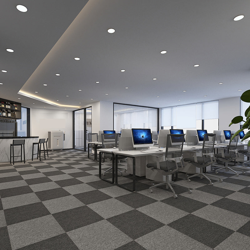 Modern Carpet Tiles Self Adhesive Multi Level Loop Fade Resistant Carpet Tile