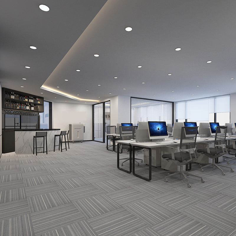 Modern Carpet Tiles Self Adhesive Multi Level Loop Fade Resistant Carpet Tile