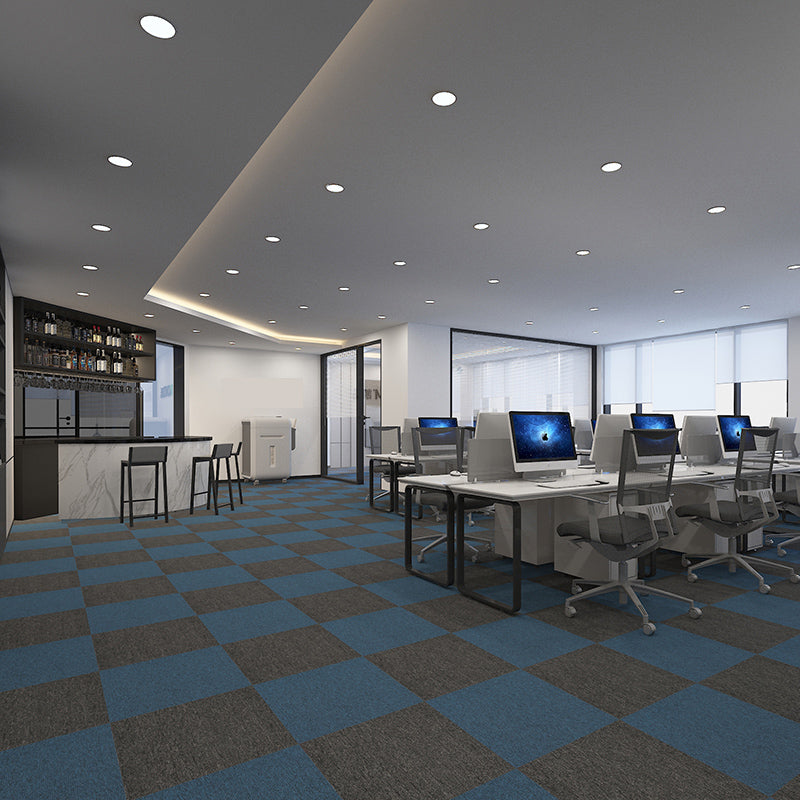 Modern Carpet Tiles Self Adhesive Multi Level Loop Fade Resistant Carpet Tile