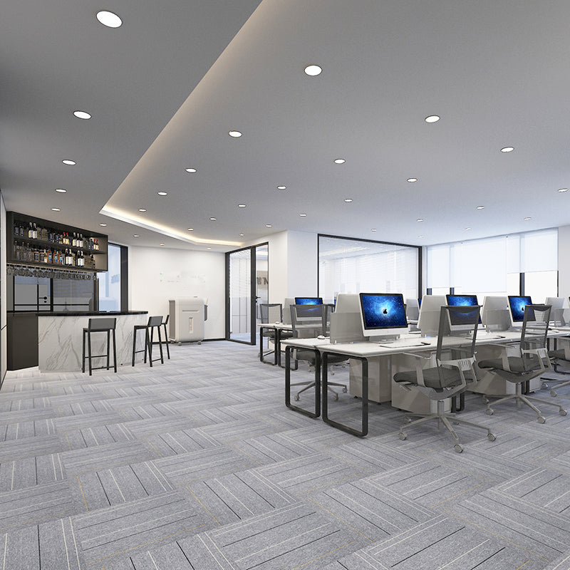 Modern Carpet Tiles Self Adhesive Multi Level Loop Fade Resistant Carpet Tile