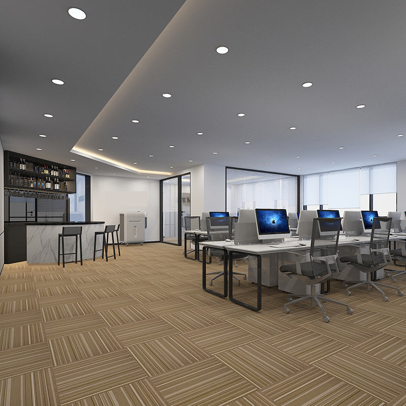 Modern Carpet Tiles Self Adhesive Multi Level Loop Fade Resistant Carpet Tile