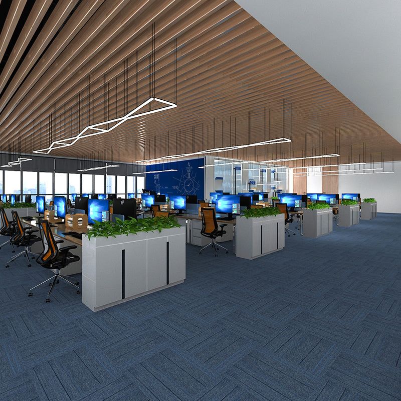 Modern Carpet Tiles Self Adhesive Multi Level Loop Fade Resistant Carpet Tile